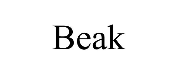 Trademark Logo BEAK