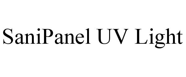  SANIPANEL UV LIGHT