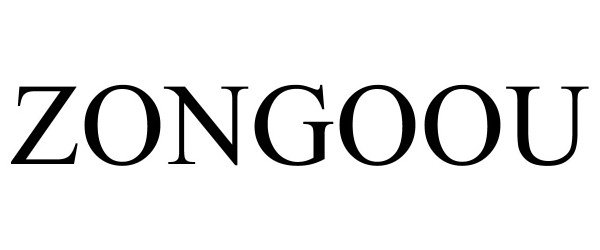 Trademark Logo ZONGOOU