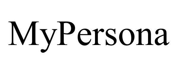 Trademark Logo MYPERSONA