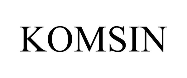 Trademark Logo KOMSIN