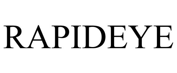 Trademark Logo RAPIDEYE