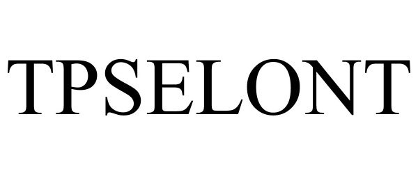 Trademark Logo TPSELONT
