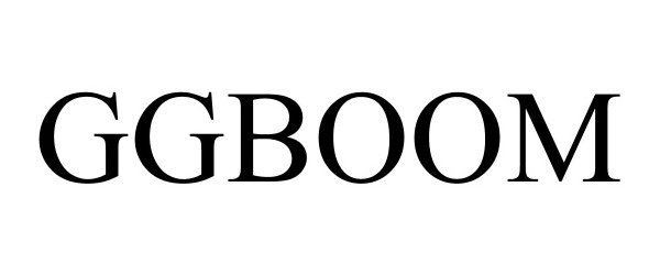 Trademark Logo GGBOOM