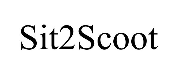 Trademark Logo SIT2SCOOT