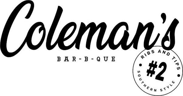  COLEMAN'S BAR-B-QUE #2 SOUTHERN STYLE