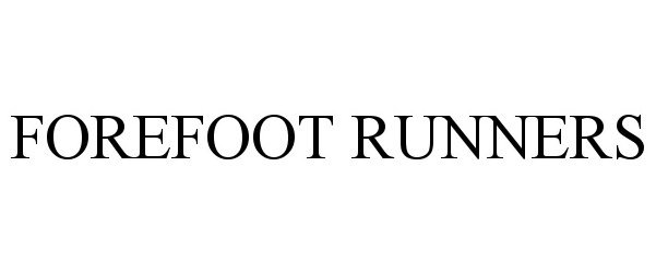  FOREFOOT RUNNERS