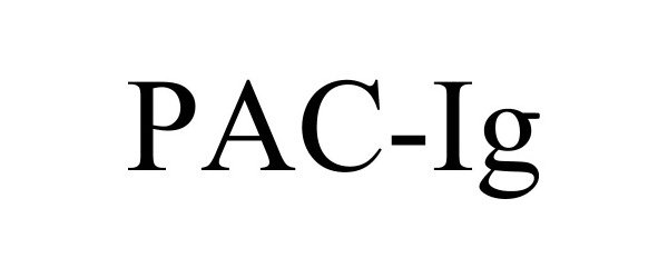 Trademark Logo PAC-IG