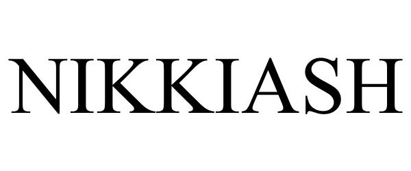 Trademark Logo NIKKIASH