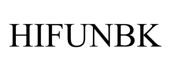 Trademark Logo HIFUNBK