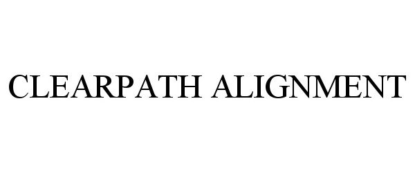  CLEARPATH ALIGNMENT