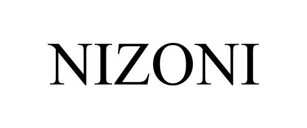 Trademark Logo NIZONI