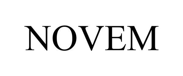 Trademark Logo NOVEM