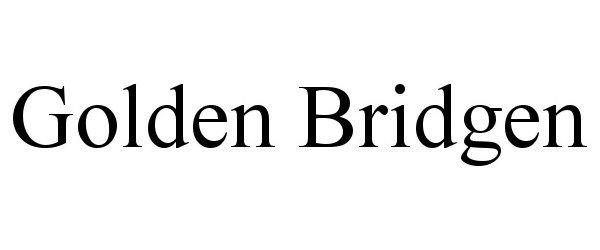 Trademark Logo GOLDEN BRIDGEN