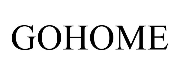 Trademark Logo GOHOME