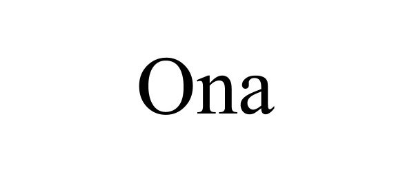 Trademark Logo ONA