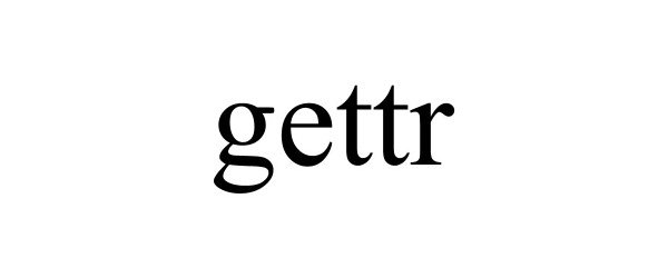 Trademark Logo GETTR