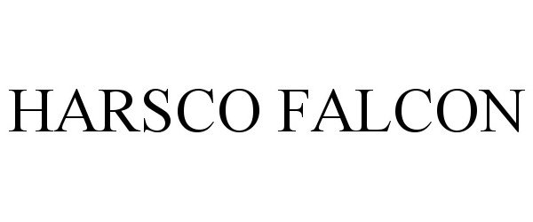 Trademark Logo HARSCO FALCON