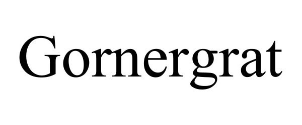 Trademark Logo GORNERGRAT