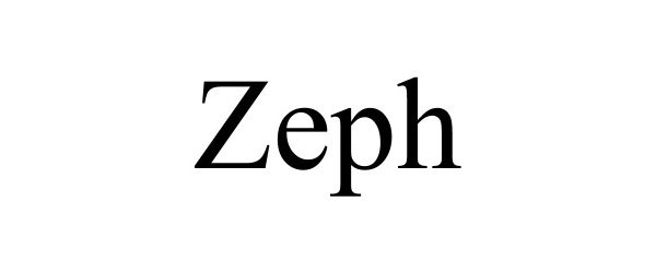 Trademark Logo ZEPH