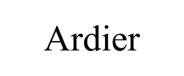 Trademark Logo ARDIER