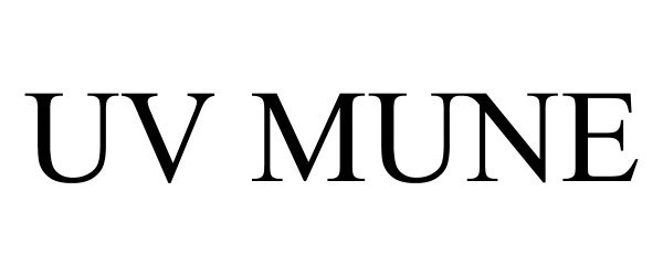 Trademark Logo UV MUNE