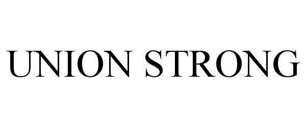 Trademark Logo UNION STRONG