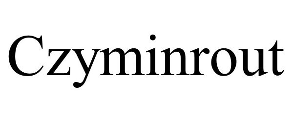  CZYMINROUT