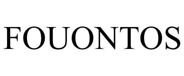 Trademark Logo FOUONTOS