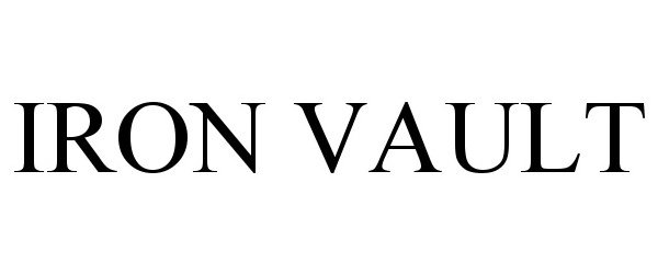 Trademark Logo IRON VAULT