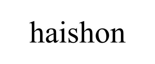 Trademark Logo HAISHON