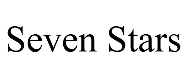 Trademark Logo SEVEN STARS