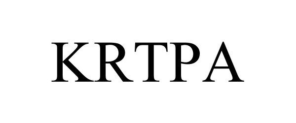 Trademark Logo KRTPA