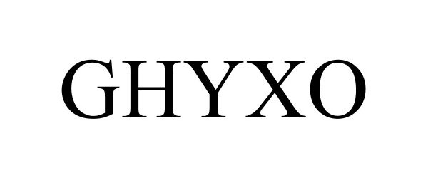 Trademark Logo GHYXO