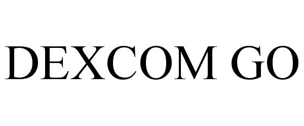Trademark Logo DEXCOM GO