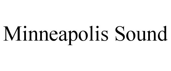 Trademark Logo MINNEAPOLIS SOUND