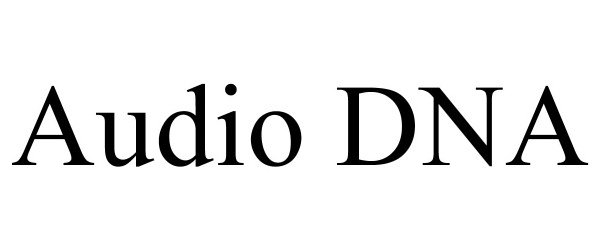 Trademark Logo AUDIO DNA