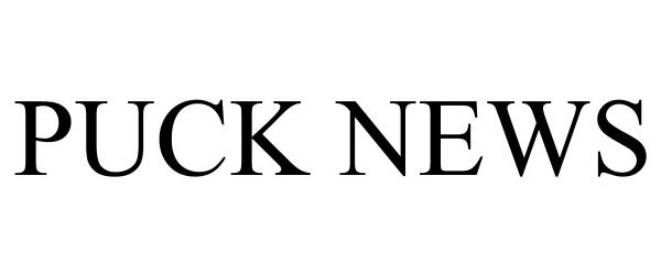 Trademark Logo PUCK NEWS