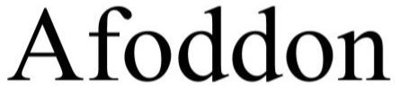 Trademark Logo AFODDON