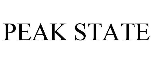 Trademark Logo PEAK STATE