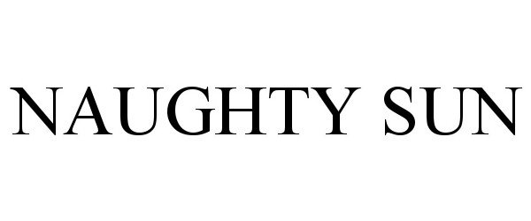 Trademark Logo NAUGHTY SUN