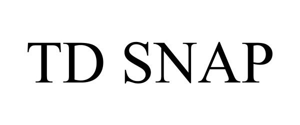 Trademark Logo TD SNAP