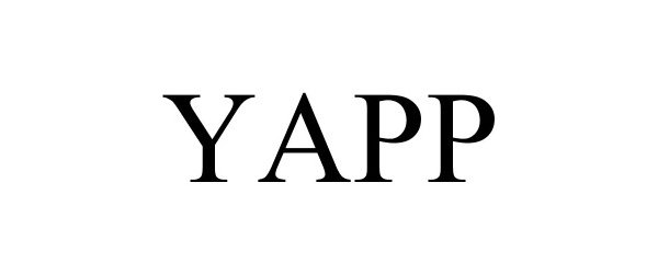 Trademark Logo YAPP