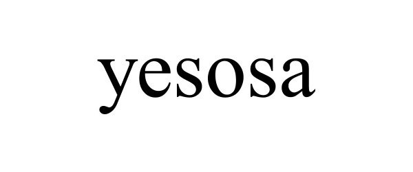 Trademark Logo YESOSA