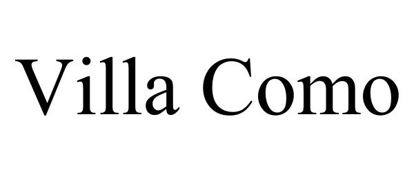 Trademark Logo VILLA COMO