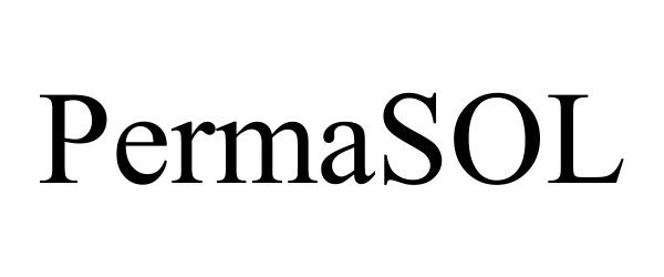 Trademark Logo PERMASOL