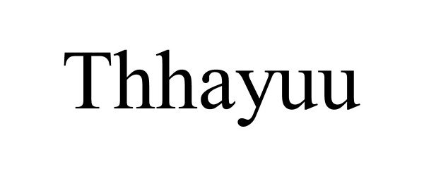Trademark Logo THHAYUU