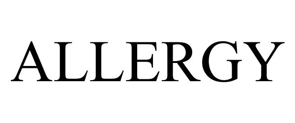 Trademark Logo ALLERGY