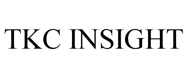 Trademark Logo TKC INSIGHT