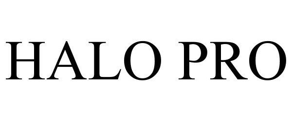 Trademark Logo HALO PRO